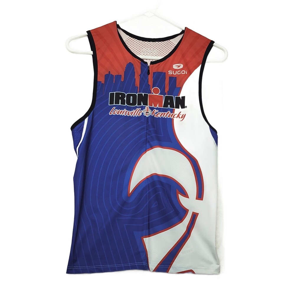 Sugoi Ironman Louisville Kentucky Tri Tank Top Men's Large L Full Race Distances